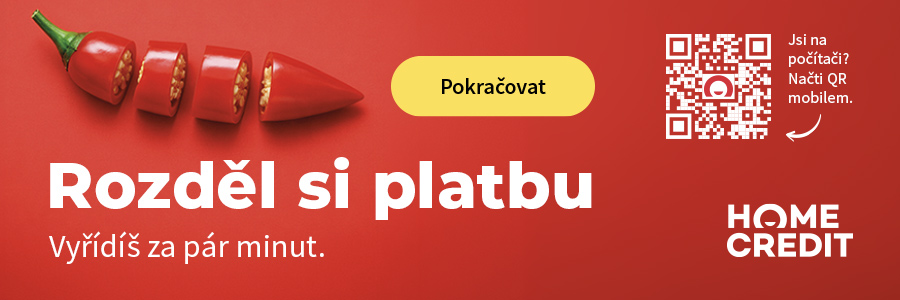 Home Credit - Rozděl si platbu. Vyřídíš za pár minut.