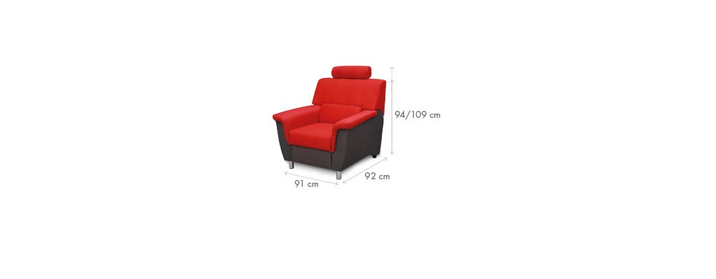 Křeslo ESTER – varianty a rozměry